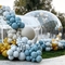 Casa de balão de festa infantil barracas de bolha infláveis ​​barraca de cúpula de cristal para 3-4 jogadores