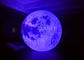 Grande diâmetro inflável em mudança colorido da bola 3m da lua personalizado