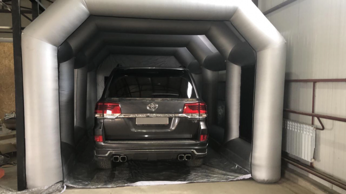 Tenda de cabine de pintura inflável portátil de alta qualidade Oxford Cabine de pintura inflável para carro 10