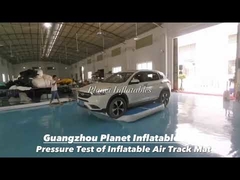 Esteira de Ginástica Inflável Portátil para Tumbling 3x1x0.1m DWF