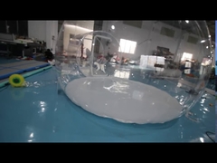 Tenda de acampamento de bolhas inflável de quarto duplo branco de telhado de PVC