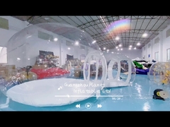 Tenda Bolha Inflável Transparente com Túnel de 2m PVC Transparente 0,8mm