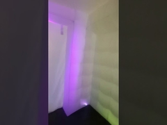 Tenda Inflável Quadrada com Luz LED para Publicidade e Exercícios de Yoga