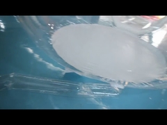 Tenda de bolhas inflável de túnel único de 4 m de PVC transparente com soprador