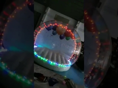 3M 4M Grande PVC Globo de Neve de Natal Globo de Neve Inflável Photo Booth