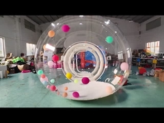 Barraca transparente da abóbada da casa do balão da casa inflável clara exterior da bolha do partido da explosão