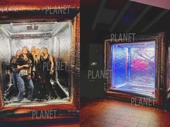 Máquina de caixa cubo inflável