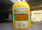 Altura inflável amarela do diâmetro da cabine PLT-063 3M da limonada de Oxford 4 M/