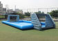 Passo inflável da arena da corte de campo do jogo de futebol de encerado durável do PVC